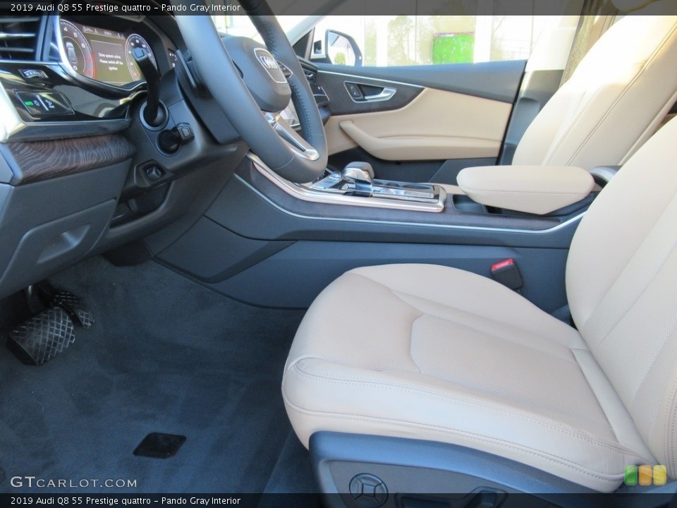 Pando Gray Interior Photo for the 2019 Audi Q8 55 Prestige quattro #136969935