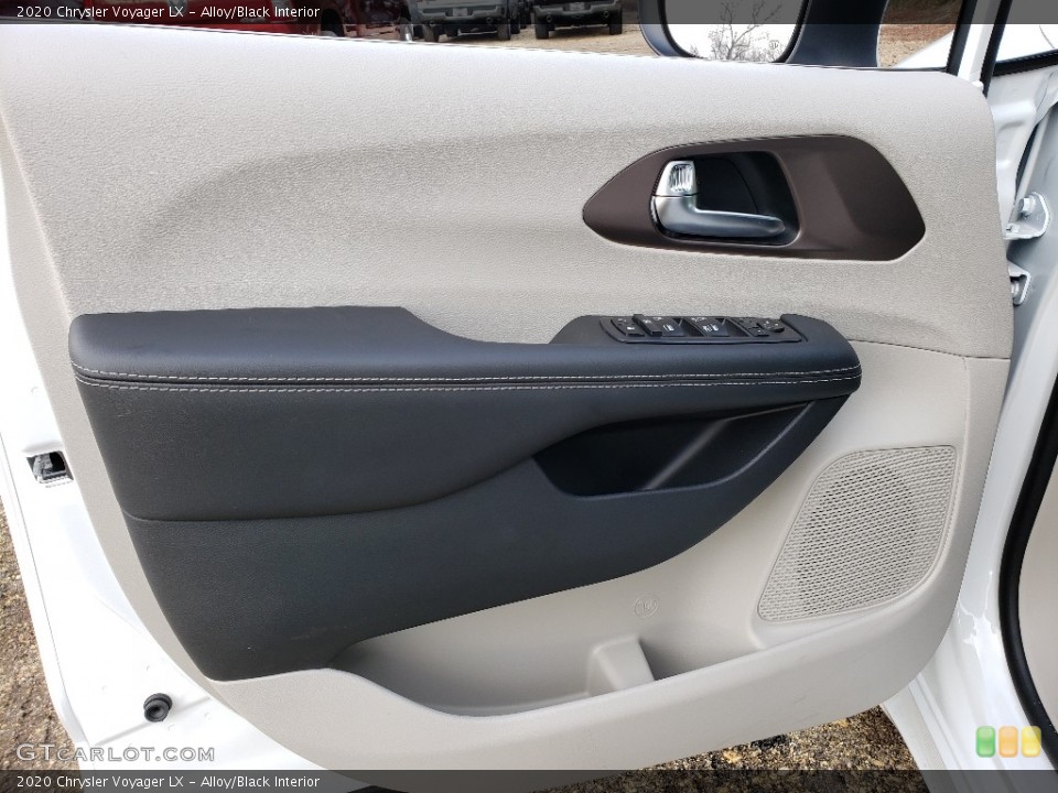 Alloy/Black Interior Door Panel for the 2020 Chrysler Voyager LX #136969983