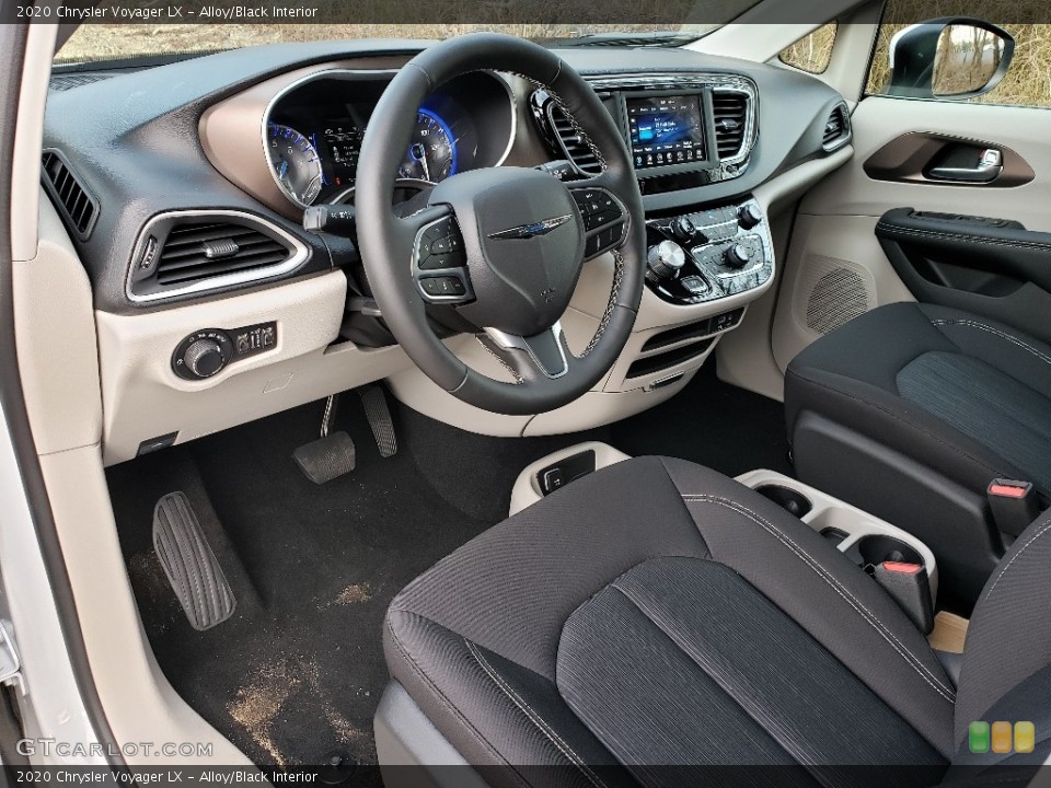 Alloy/Black Interior Photo for the 2020 Chrysler Voyager LX #136970010