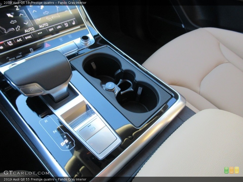 Pando Gray Interior Transmission for the 2019 Audi Q8 55 Prestige quattro #136970142