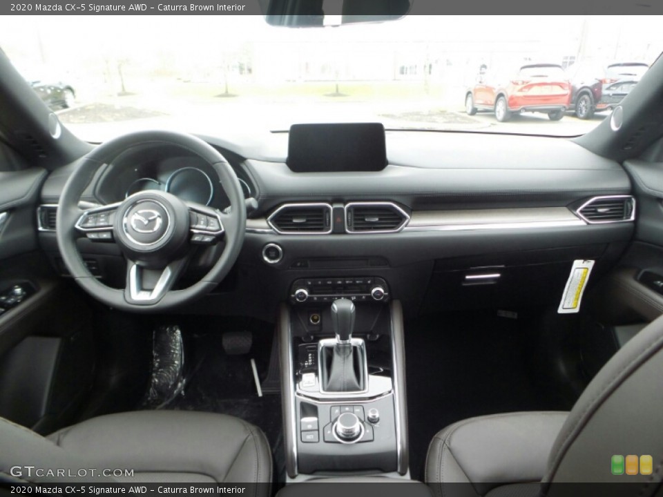 Caturra Brown Interior Dashboard for the 2020 Mazda CX-5 Signature AWD #136975336