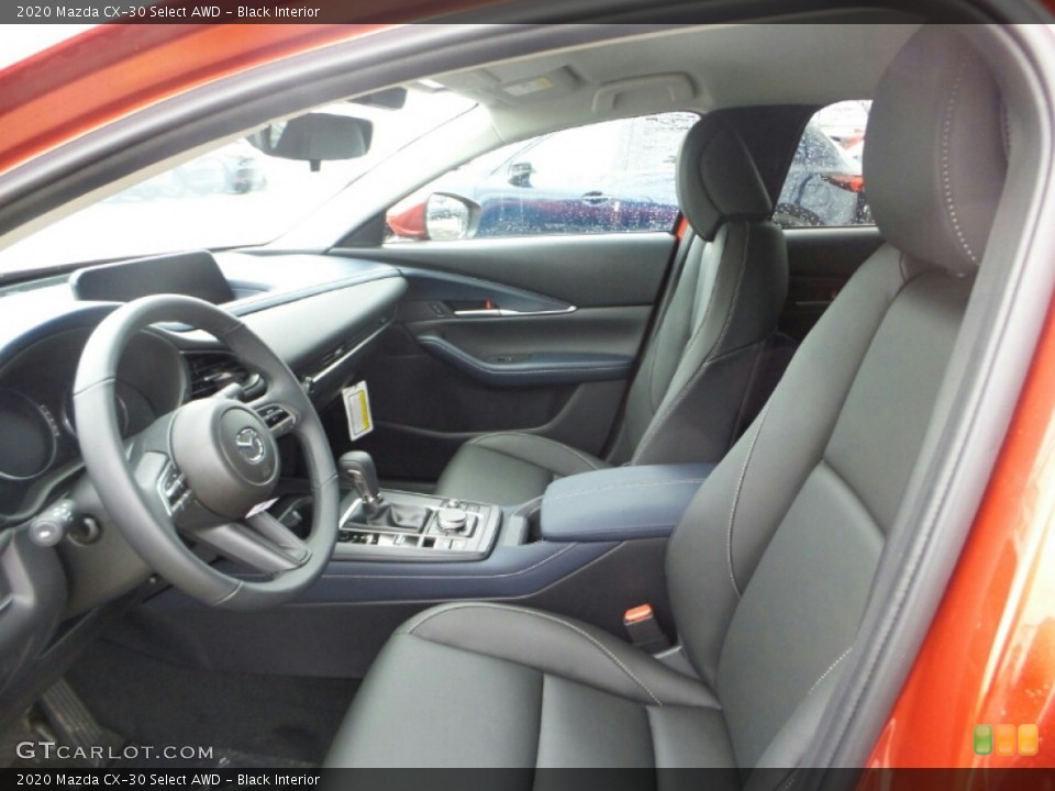 Black Interior Front Seat for the 2020 Mazda CX-30 Select AWD #136976797