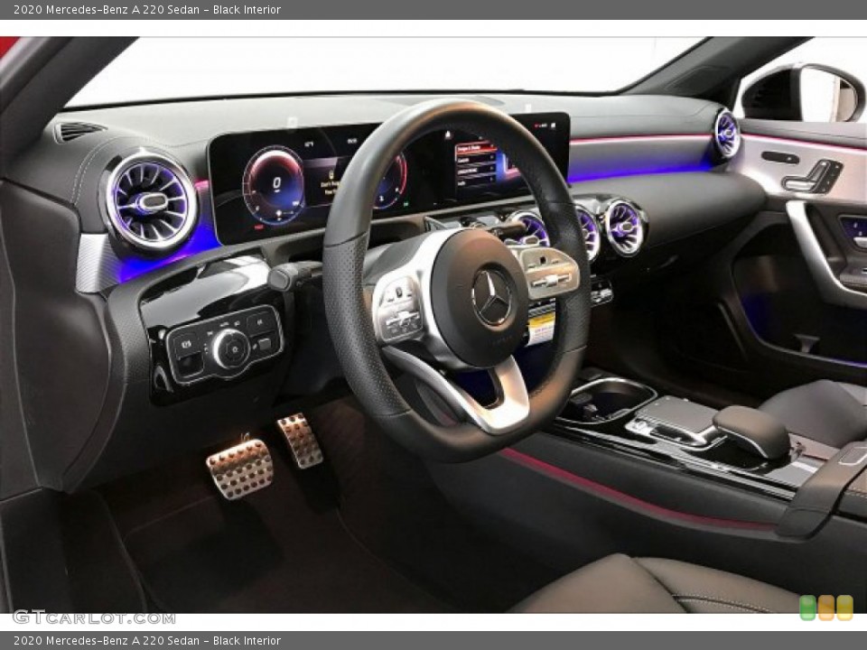 Black Interior Dashboard for the 2020 Mercedes-Benz A 220 Sedan #136977079