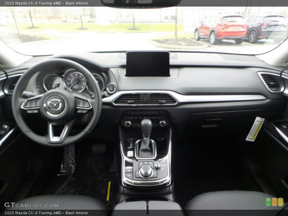 Black Interior Dashboard for the 2020 Mazda CX-9 Touring AWD #136977163