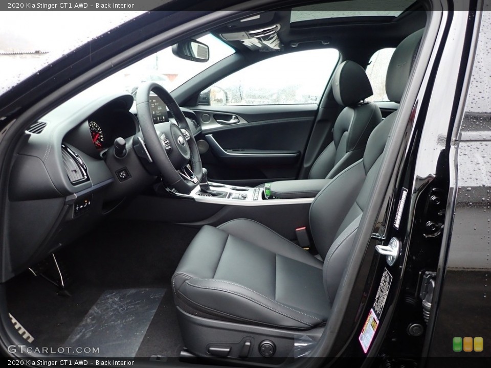 Black Interior Front Seat for the 2020 Kia Stinger GT1 AWD #136980853