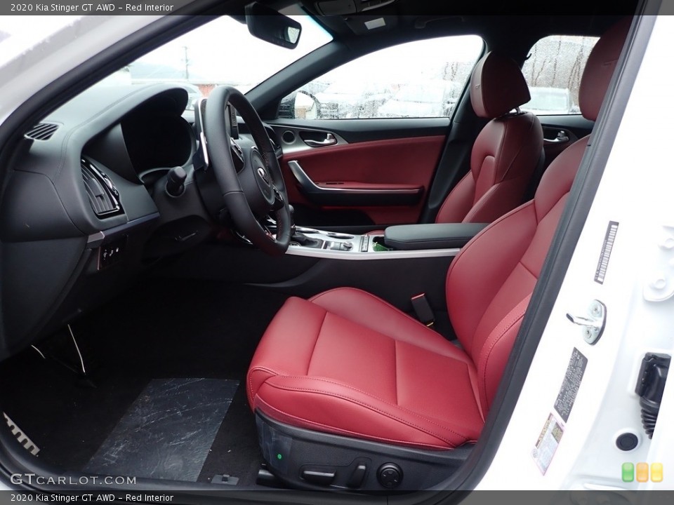 Red Interior Photo for the 2020 Kia Stinger GT AWD #136981345