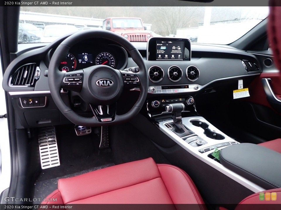 Red Interior Photo for the 2020 Kia Stinger GT AWD #136981396