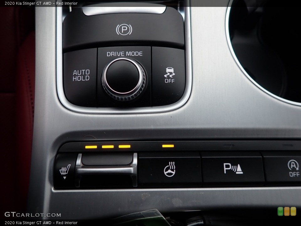 Red Interior Controls for the 2020 Kia Stinger GT AWD #136981468