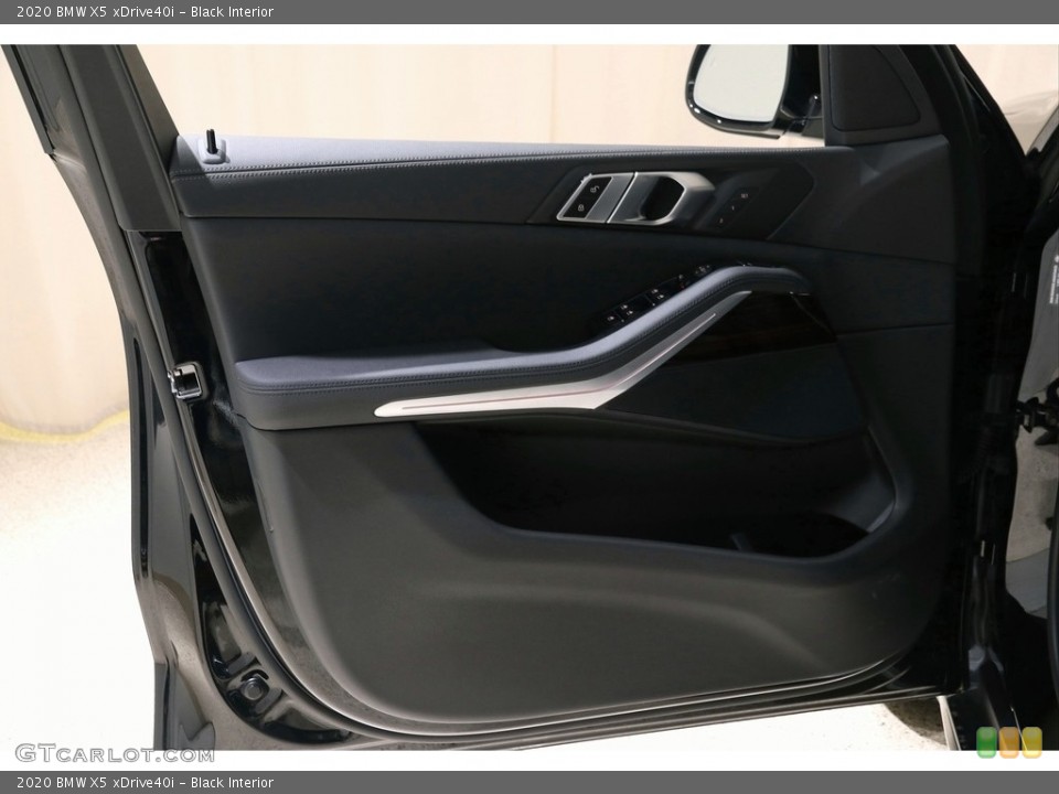 Black Interior Door Panel for the 2020 BMW X5 xDrive40i #136981696