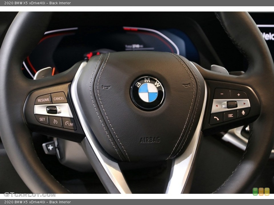 Black Interior Steering Wheel for the 2020 BMW X5 xDrive40i #136981801