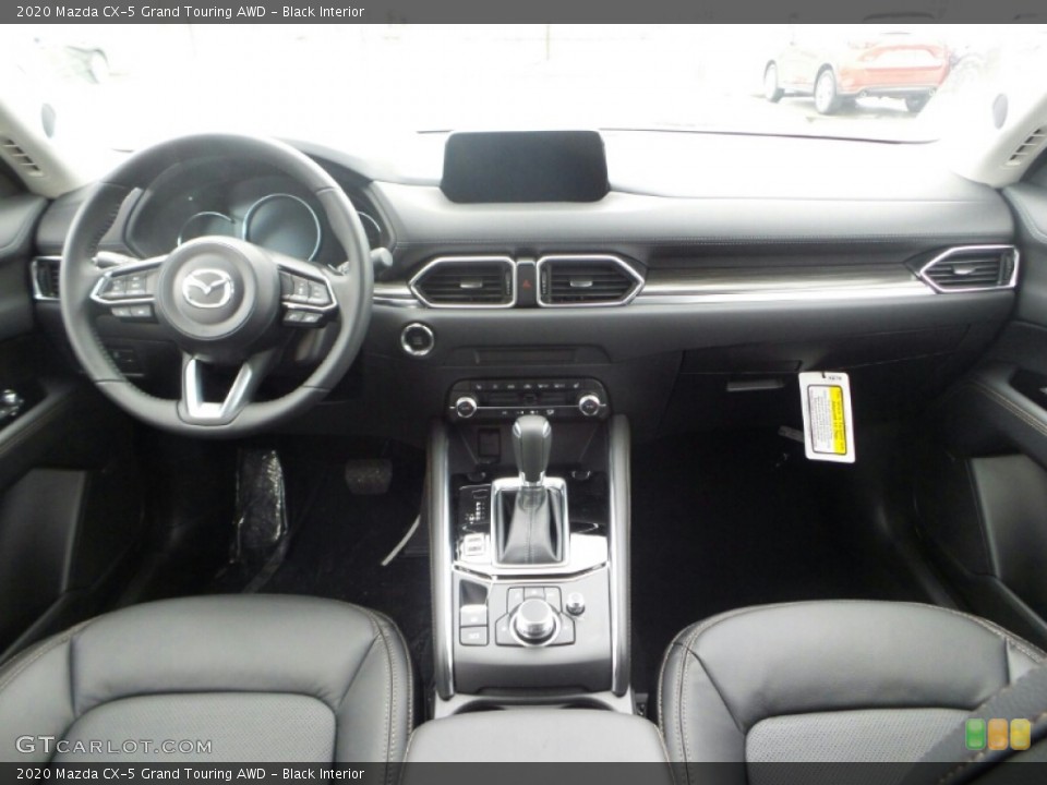 Black Interior Dashboard for the 2020 Mazda CX-5 Grand Touring AWD #136985023