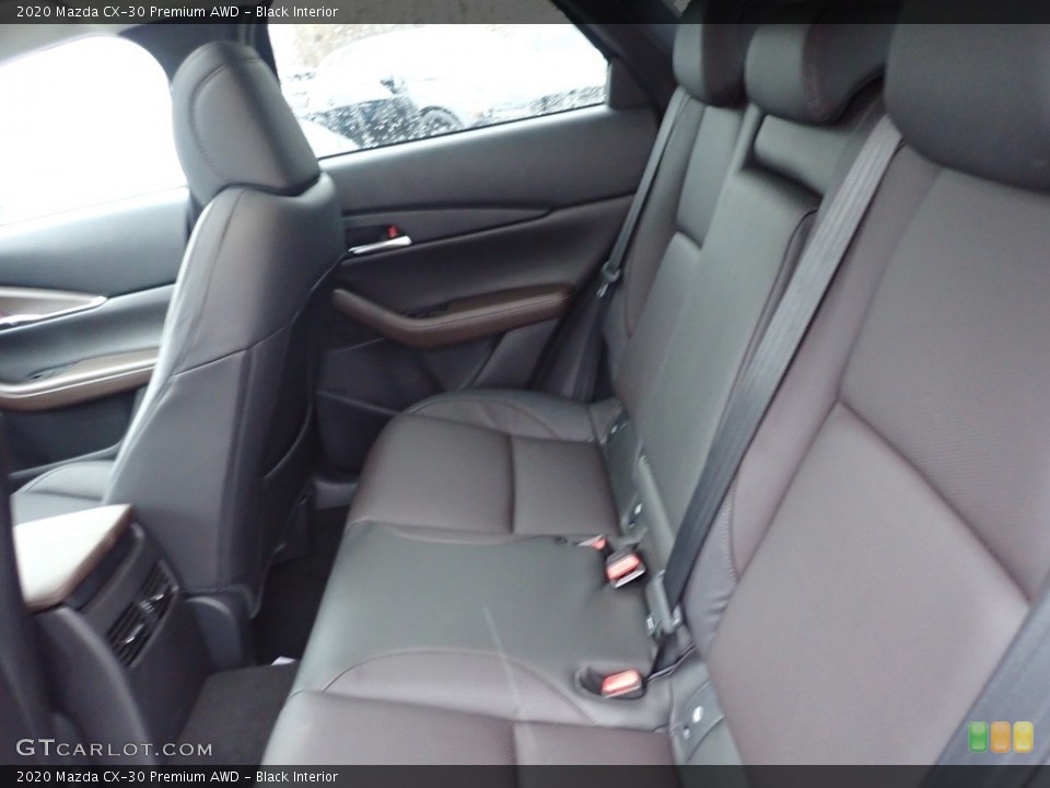 Black Interior Rear Seat for the 2020 Mazda CX-30 Premium AWD #136989277
