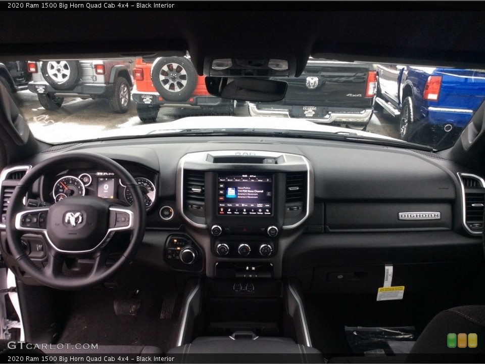 Black Interior Dashboard for the 2020 Ram 1500 Big Horn Quad Cab 4x4 #136992937