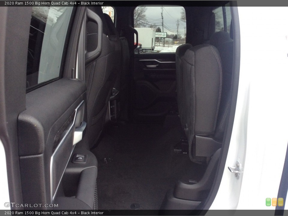 Black Interior Rear Seat for the 2020 Ram 1500 Big Horn Quad Cab 4x4 #136993009