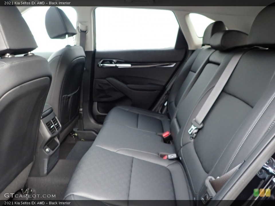 Black Interior Rear Seat for the 2021 Kia Seltos EX AWD #136994917