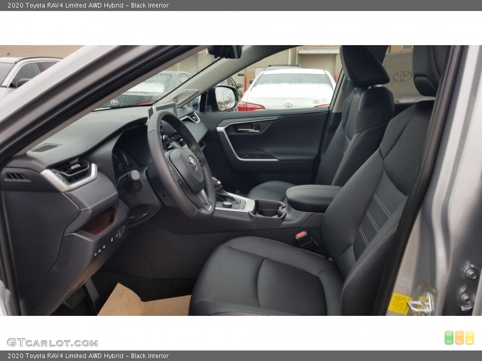 Black Interior Photo for the 2020 Toyota RAV4 Limited AWD Hybrid #136996975