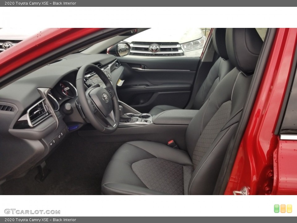 Black Interior Front Seat for the 2020 Toyota Camry XSE #136997155