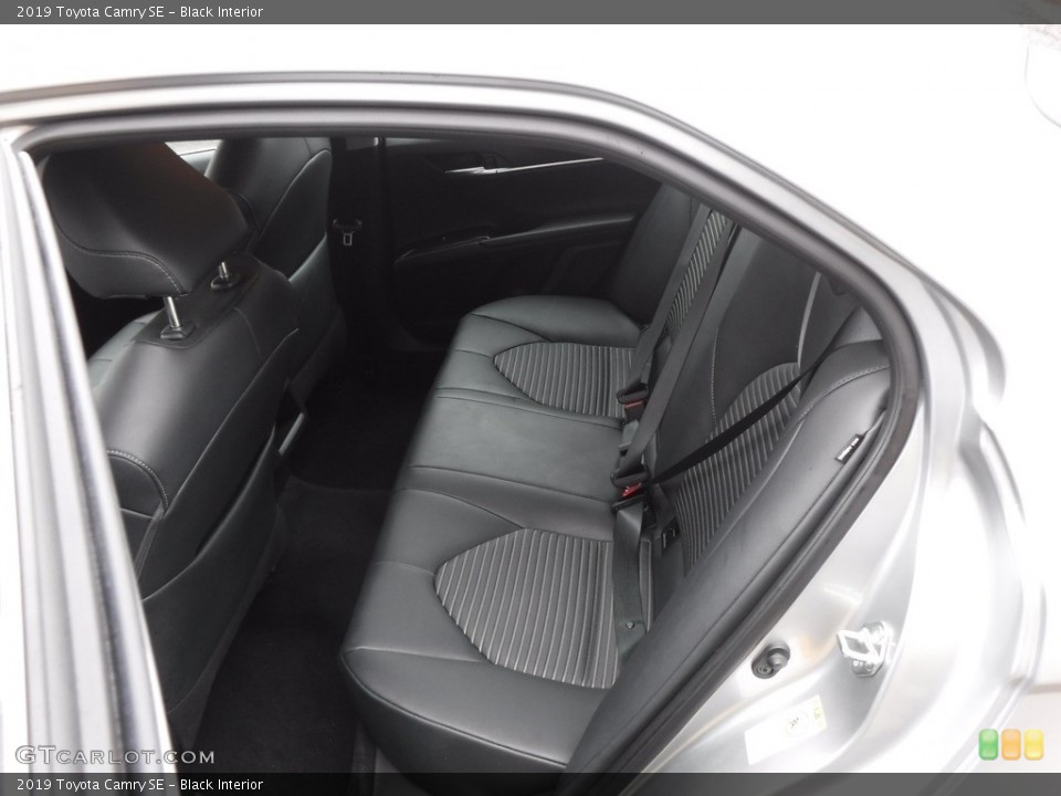 Black Interior Rear Seat for the 2019 Toyota Camry SE #137009617