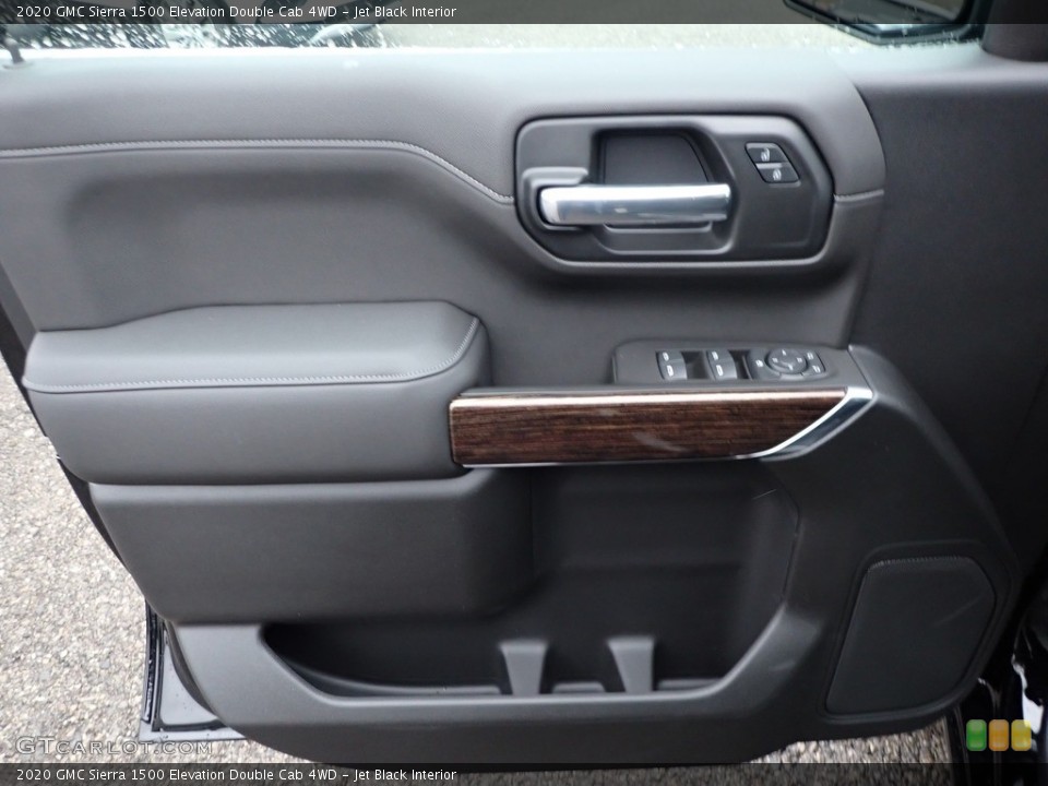 Jet Black Interior Door Panel for the 2020 GMC Sierra 1500 Elevation Double Cab 4WD #137010643