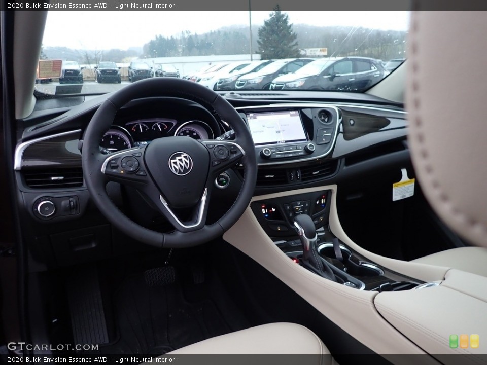 Light Neutral Interior Dashboard for the 2020 Buick Envision Essence AWD #137011159