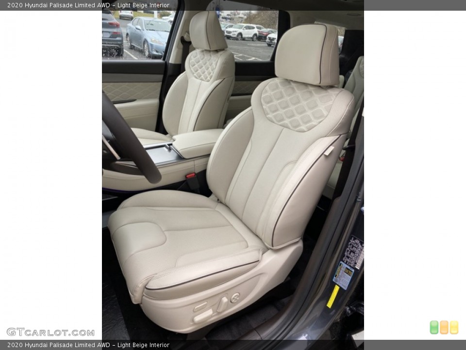 Light Beige Interior Front Seat for the 2020 Hyundai Palisade Limited AWD #137011642