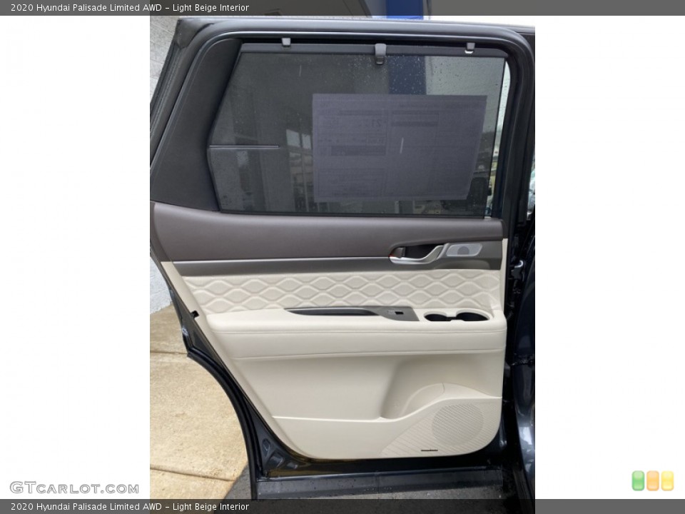 Light Beige Interior Door Panel for the 2020 Hyundai Palisade Limited AWD #137011663