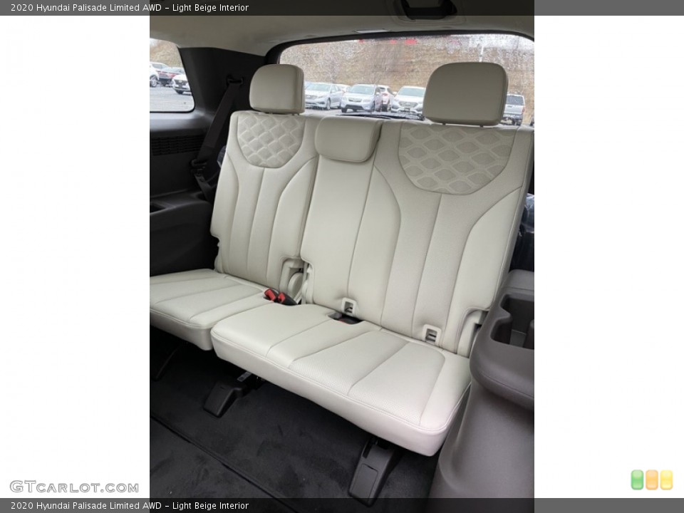 Light Beige Interior Rear Seat for the 2020 Hyundai Palisade Limited AWD #137011717