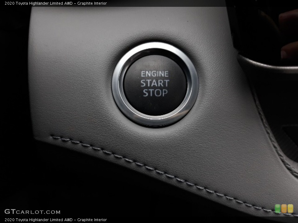 Graphite Interior Controls for the 2020 Toyota Highlander Limited AWD #137013415