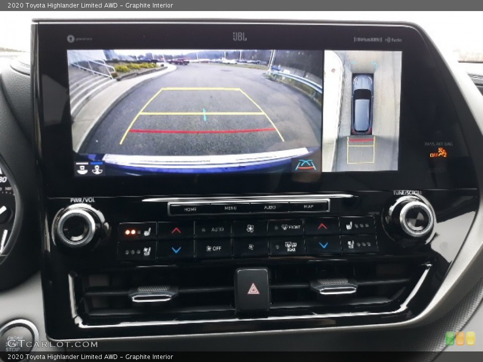 Graphite Interior Controls for the 2020 Toyota Highlander Limited AWD #137013427