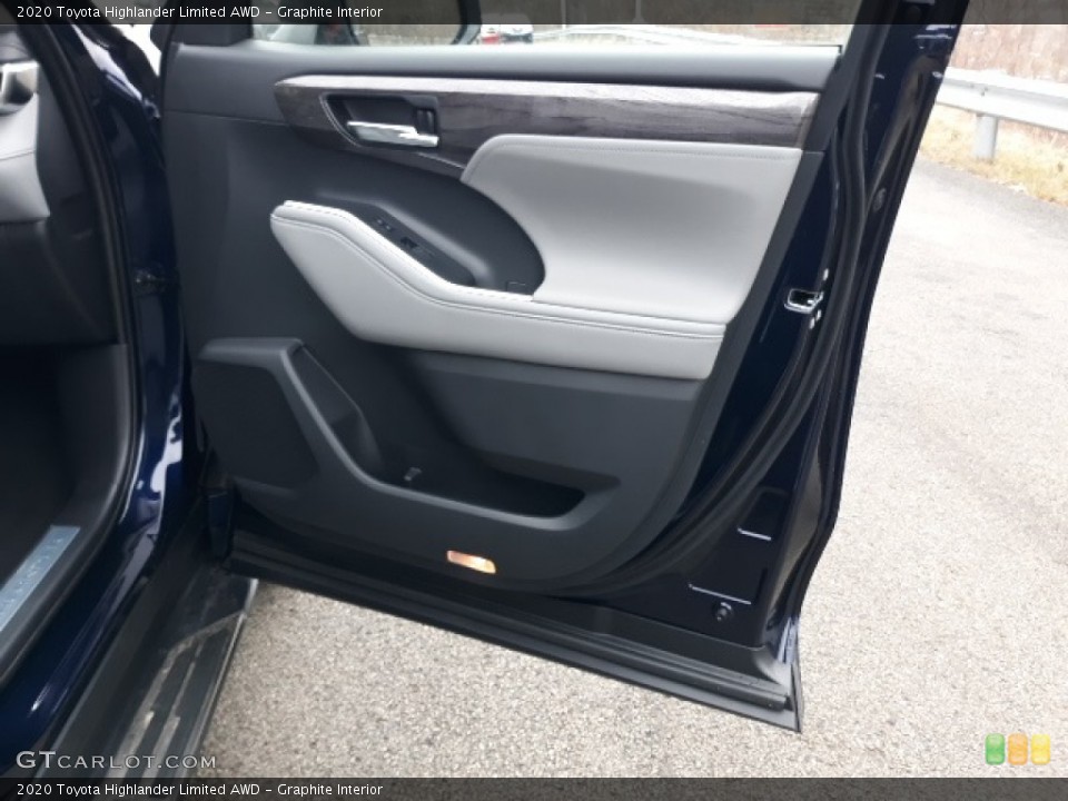Graphite Interior Door Panel for the 2020 Toyota Highlander Limited AWD #137013619