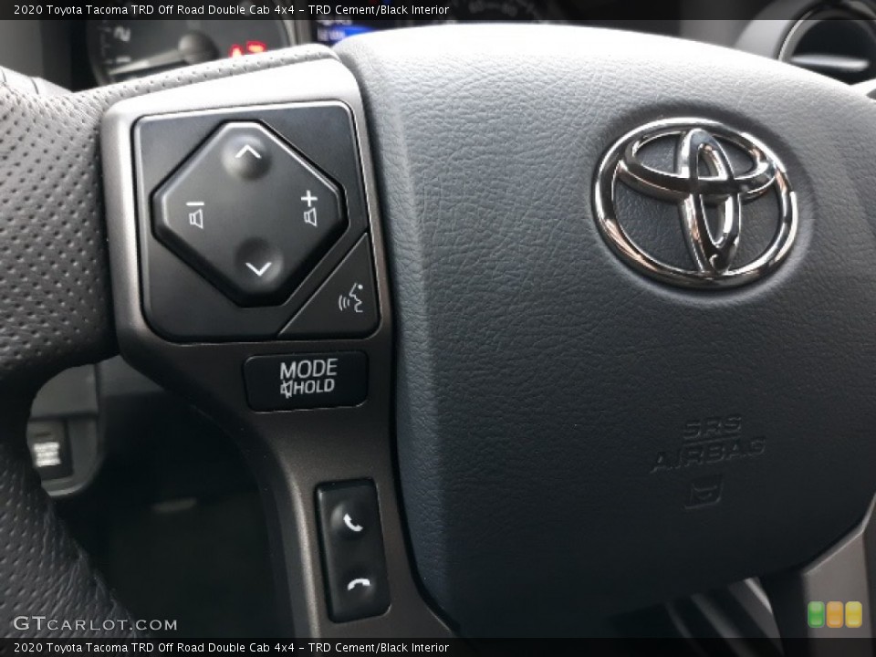 TRD Cement/Black Interior Steering Wheel for the 2020 Toyota Tacoma TRD Off Road Double Cab 4x4 #137018721