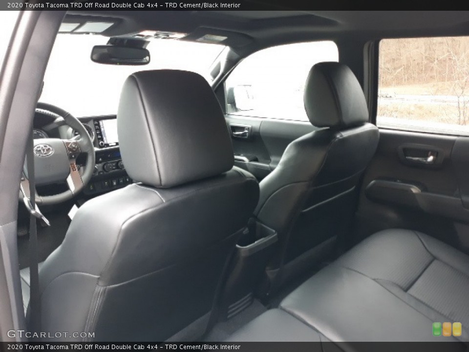 TRD Cement/Black Interior Rear Seat for the 2020 Toyota Tacoma TRD Off Road Double Cab 4x4 #137019341