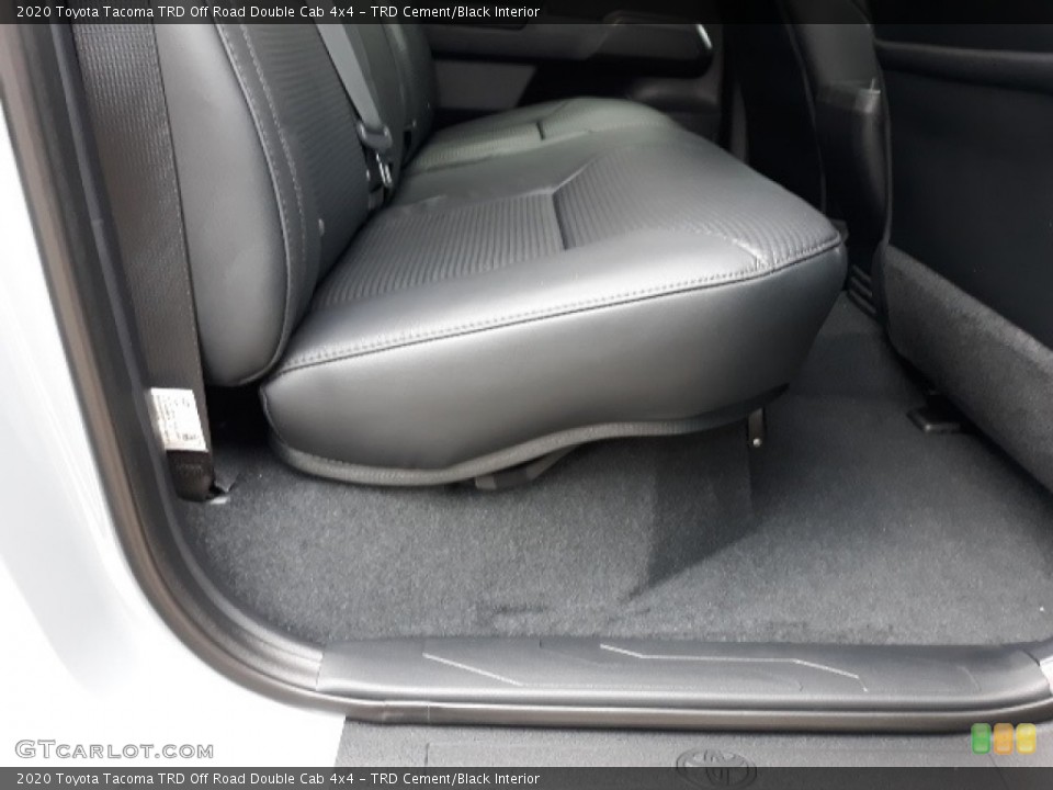 TRD Cement/Black Interior Rear Seat for the 2020 Toyota Tacoma TRD Off Road Double Cab 4x4 #137019558