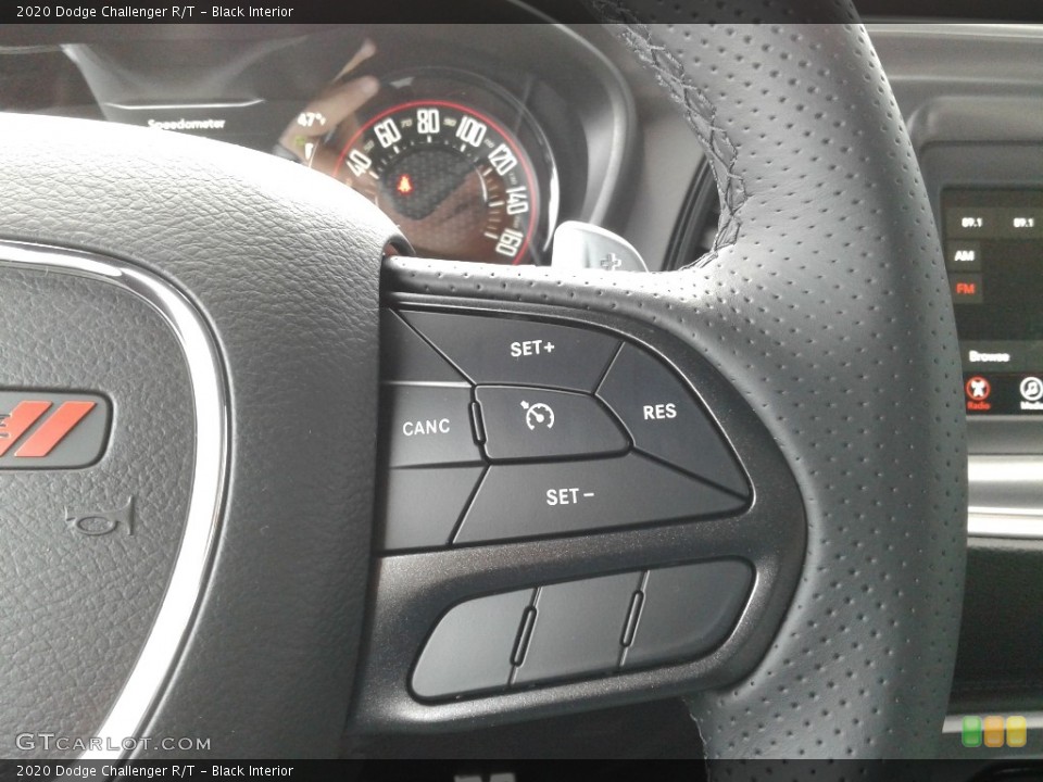 Black Interior Steering Wheel for the 2020 Dodge Challenger R/T #137021619
