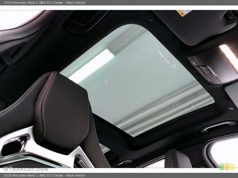 Black Interior Sunroof for the 2020 Mercedes-Benz C AMG 63 S Sedan #137030283