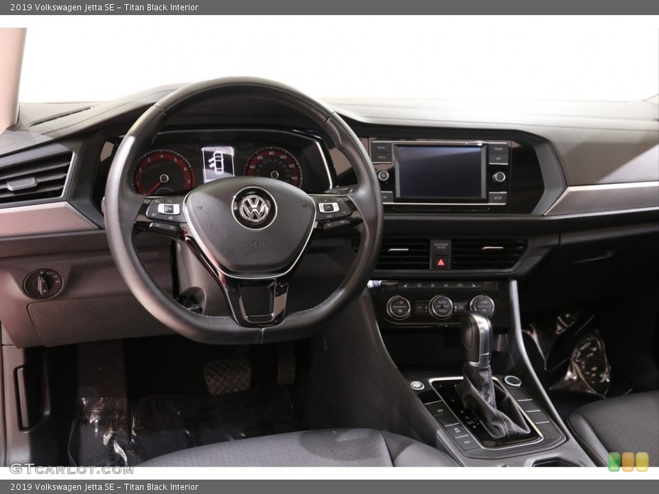 Titan Black Interior Dashboard for the 2019 Volkswagen Jetta SE #137033931