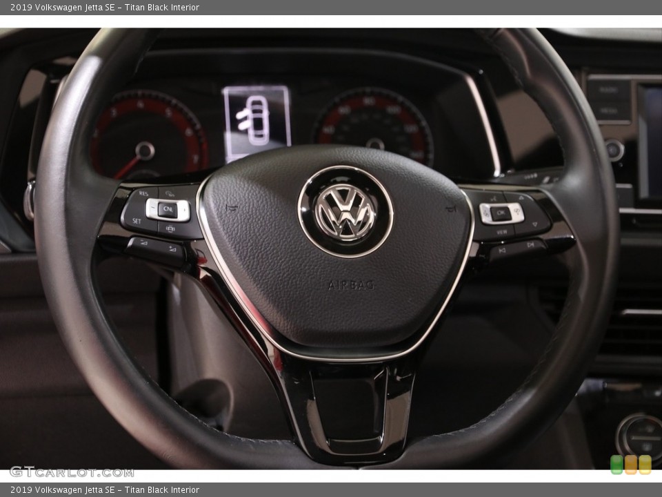 Titan Black Interior Steering Wheel for the 2019 Volkswagen Jetta SE #137033955