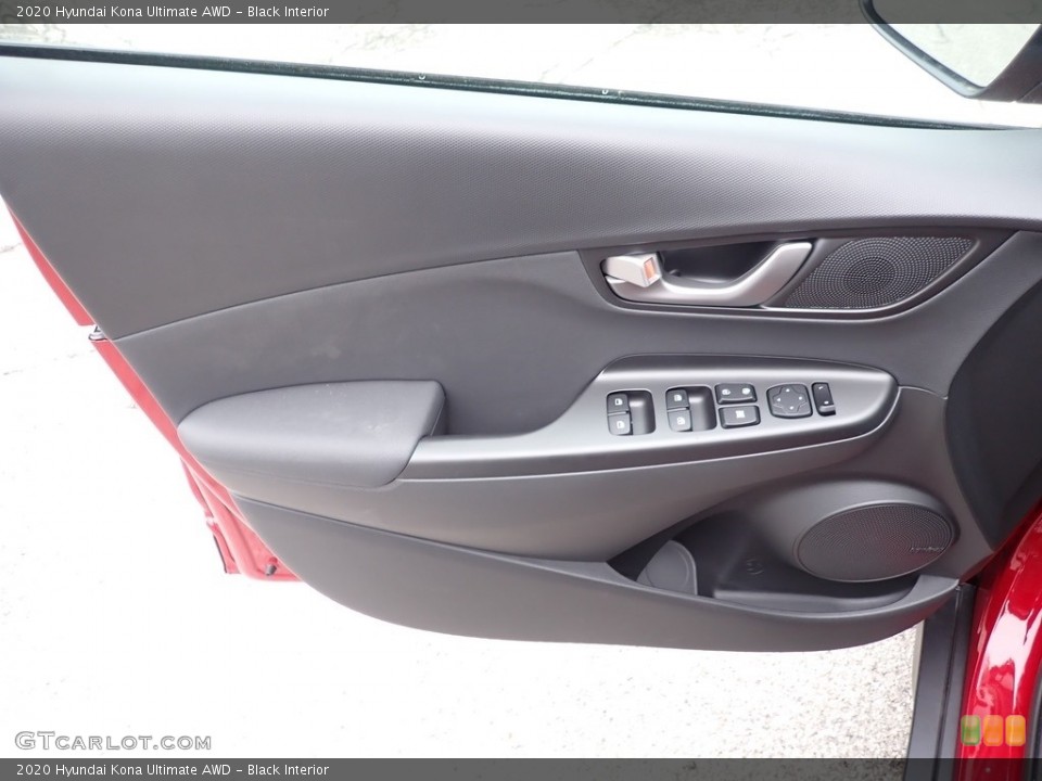 Black Interior Door Panel for the 2020 Hyundai Kona Ultimate AWD #137035557