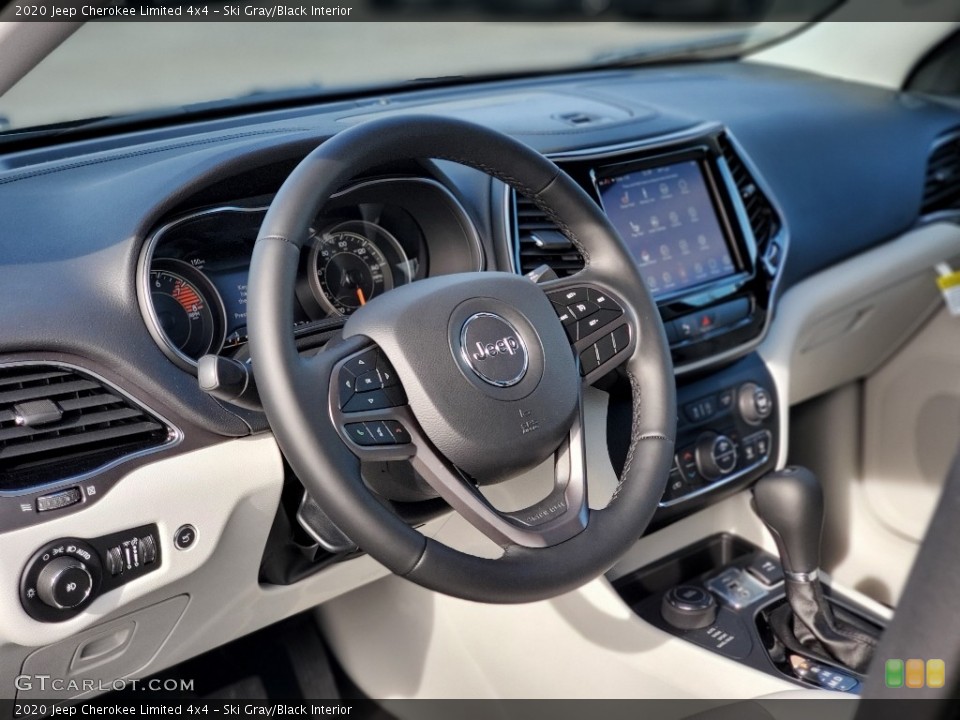 Ski Gray/Black Interior Dashboard for the 2020 Jeep Cherokee Limited 4x4 #137038521