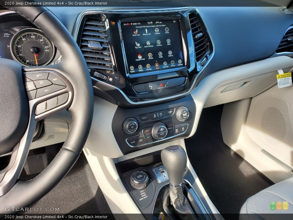 Ski Gray/Black Interior Controls for the 2020 Jeep Cherokee Limited 4x4 #137038587