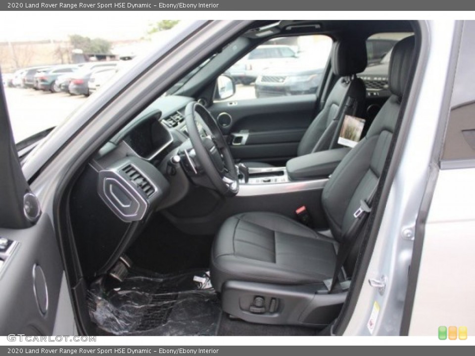 Ebony/Ebony Interior Photo for the 2020 Land Rover Range Rover Sport HSE Dynamic #137039958