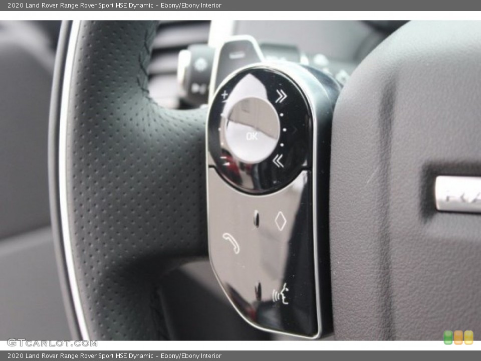 Ebony/Ebony Interior Steering Wheel for the 2020 Land Rover Range Rover Sport HSE Dynamic #137040111