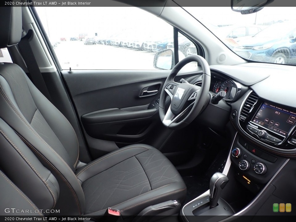 Jet Black Interior Front Seat for the 2020 Chevrolet Trax LT AWD #137045037