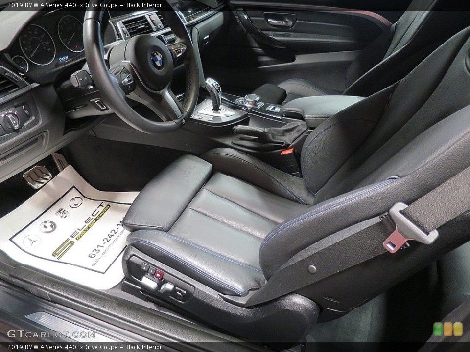 Black Interior Front Seat for the 2019 BMW 4 Series 440i xDrive Coupe #137046681