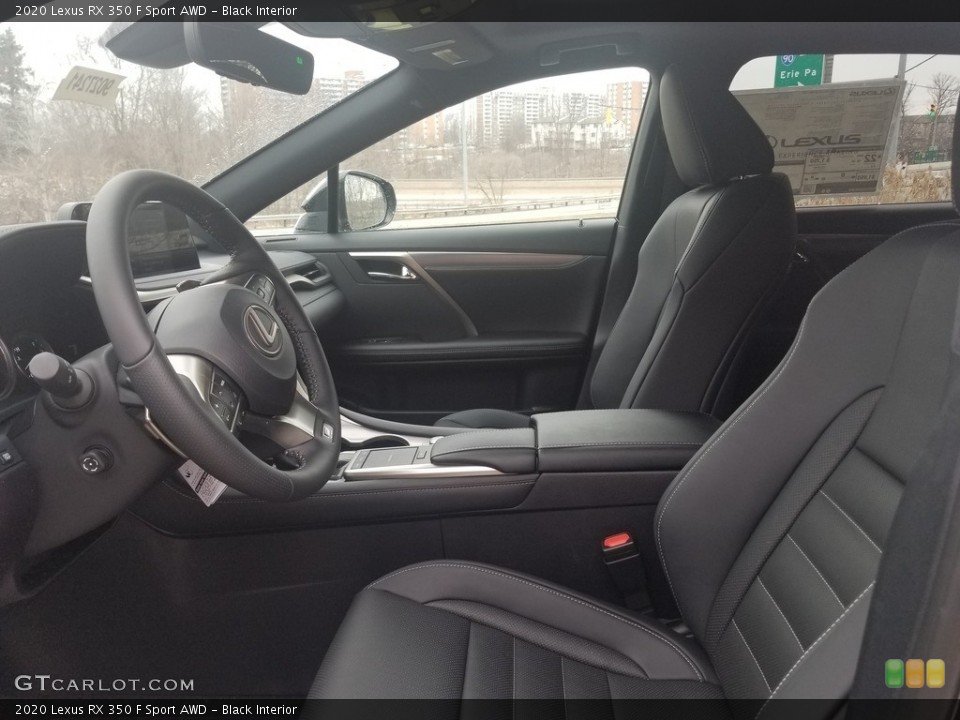 Black 2020 Lexus RX Interiors