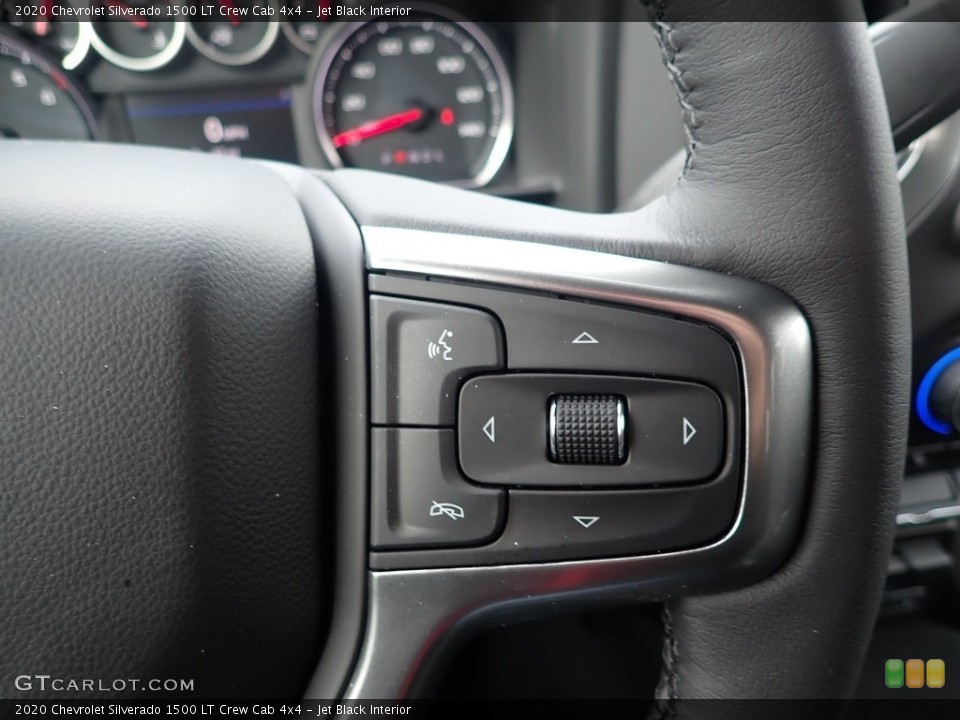 Jet Black Interior Steering Wheel for the 2020 Chevrolet Silverado 1500 LT Crew Cab 4x4 #137047107