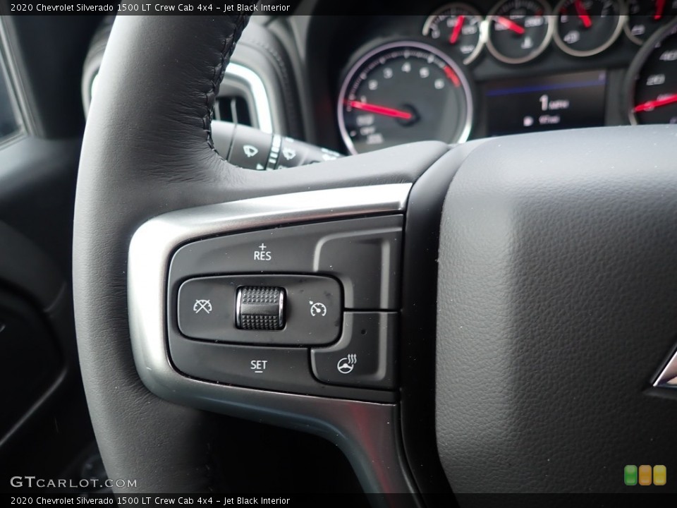 Jet Black Interior Steering Wheel for the 2020 Chevrolet Silverado 1500 LT Crew Cab 4x4 #137047131