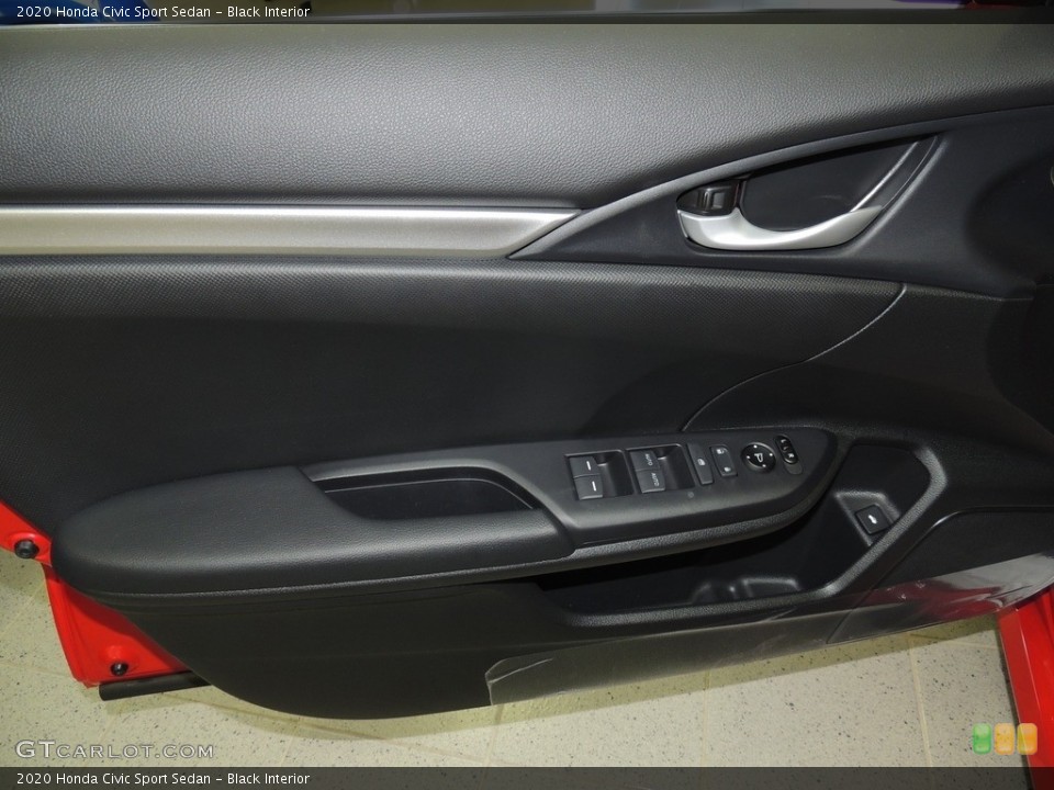 Black Interior Door Panel for the 2020 Honda Civic Sport Sedan #137056320