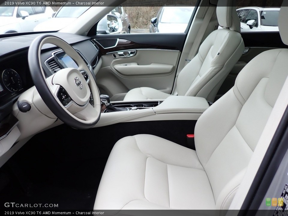 Charcoal Interior Front Seat for the 2019 Volvo XC90 T6 AWD Momentum #137056875