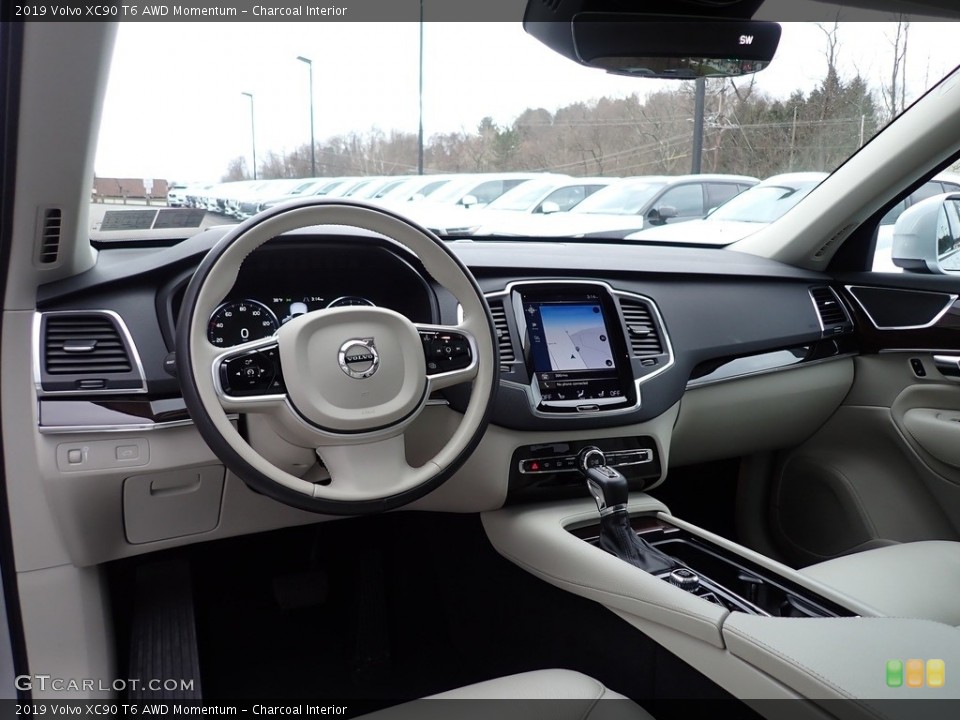 Charcoal Interior Front Seat for the 2019 Volvo XC90 T6 AWD Momentum #137056956